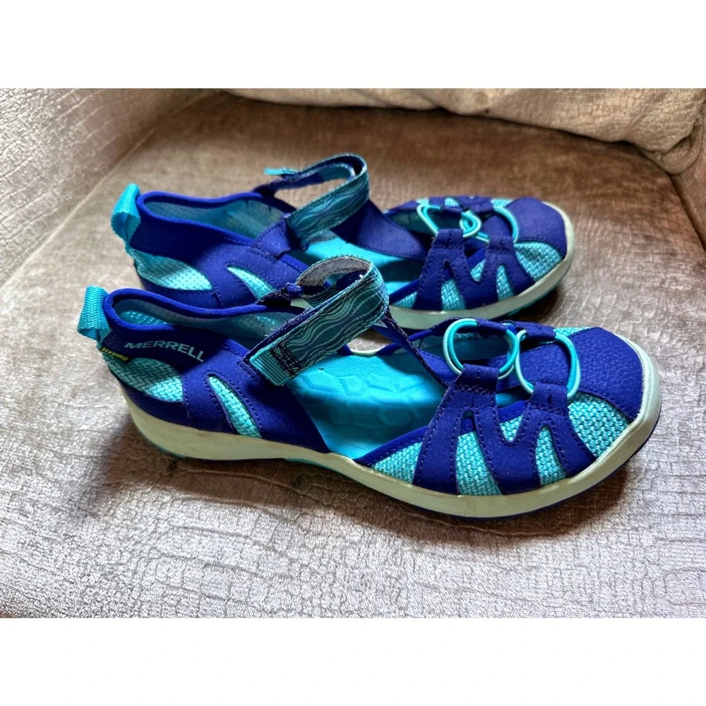 Merrell M-Hydro Monarch 2.0 Women‎ 7M Blue Turquoise Water Sandals MK160851